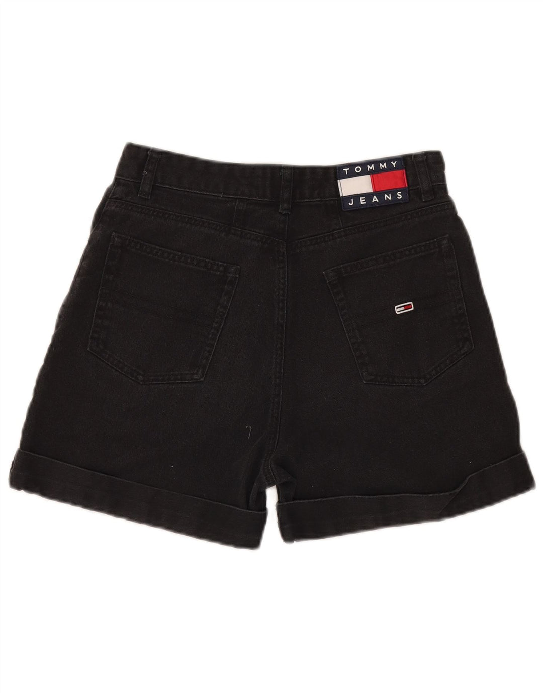 Tommy Hilfiger Damen Jeansshorts W28 Medium Schwarz