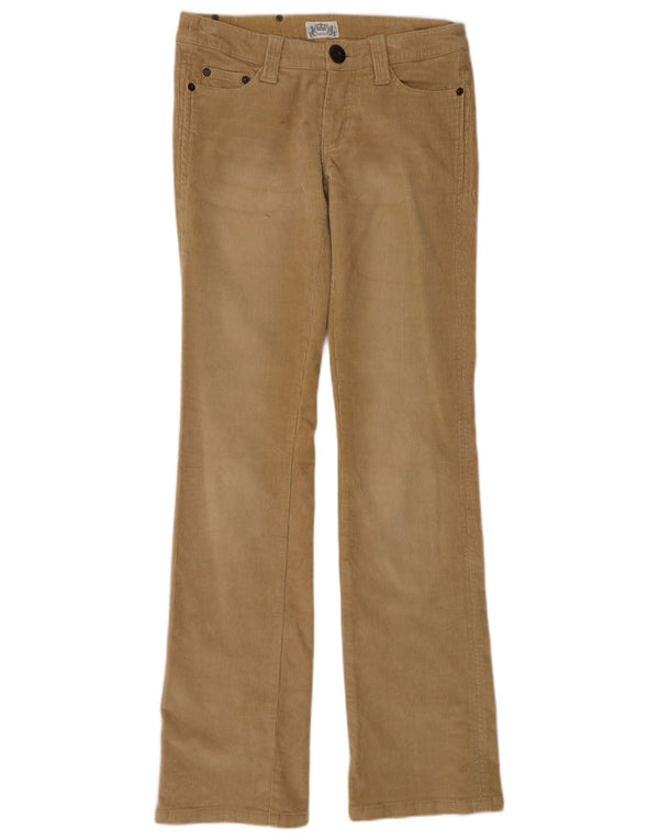 Madonna Damen Bootcut-Cordhose XS W28 L33 Beige Baumwolle