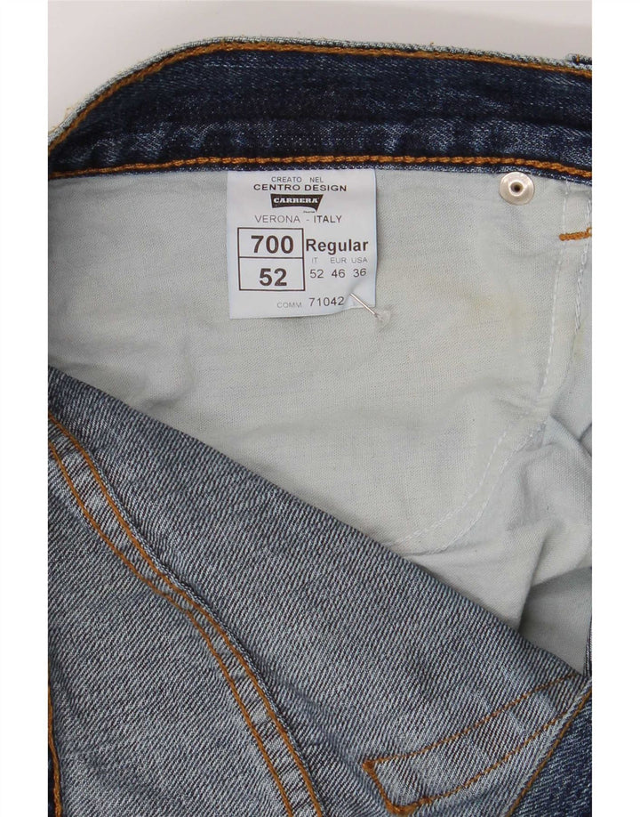 Carrera Herren 700 Regular Straight Jeans W36 L34 Blaue Baumwolle