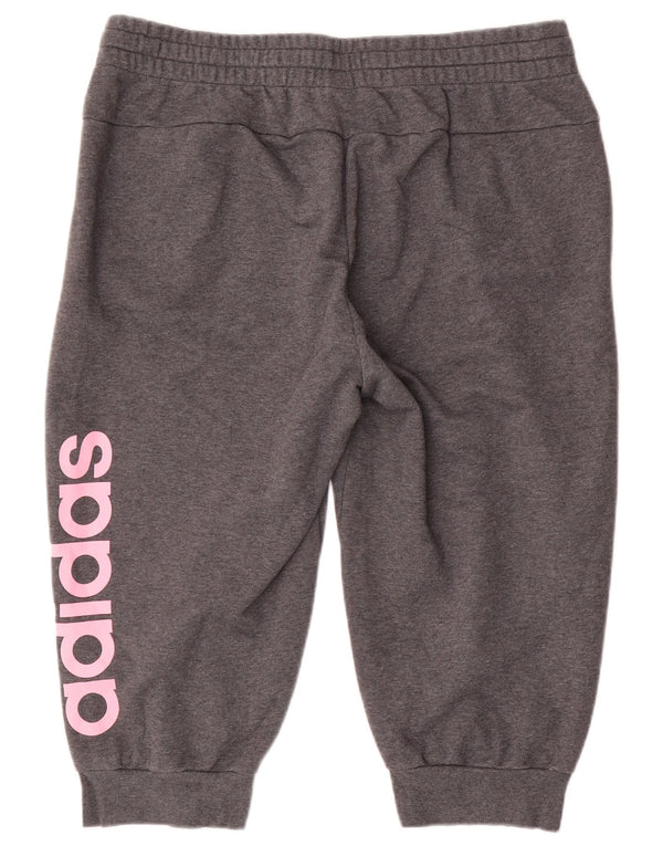 ADIDAS Damen Graphic Bermuda Sport Shorts UK 20/22 XL Grau