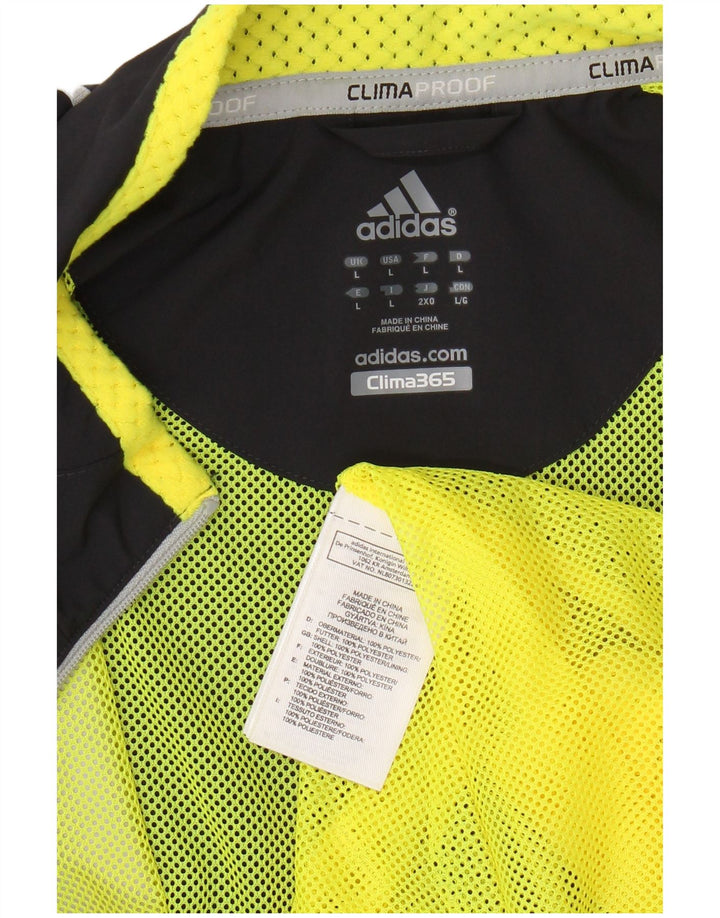 ADIDAS Herren Clima 365 Regenjacke UK 40 Large Marineblau Polyester