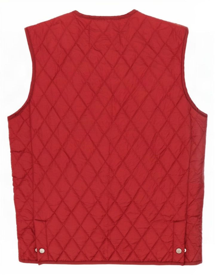 Sinclair Herren-Steppweste UK 38 Medium Burgund Nylon
