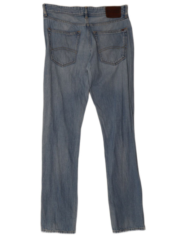 Tommy Hilfiger Damen Slim Jeans W32 L30 Blaue Baumwolle