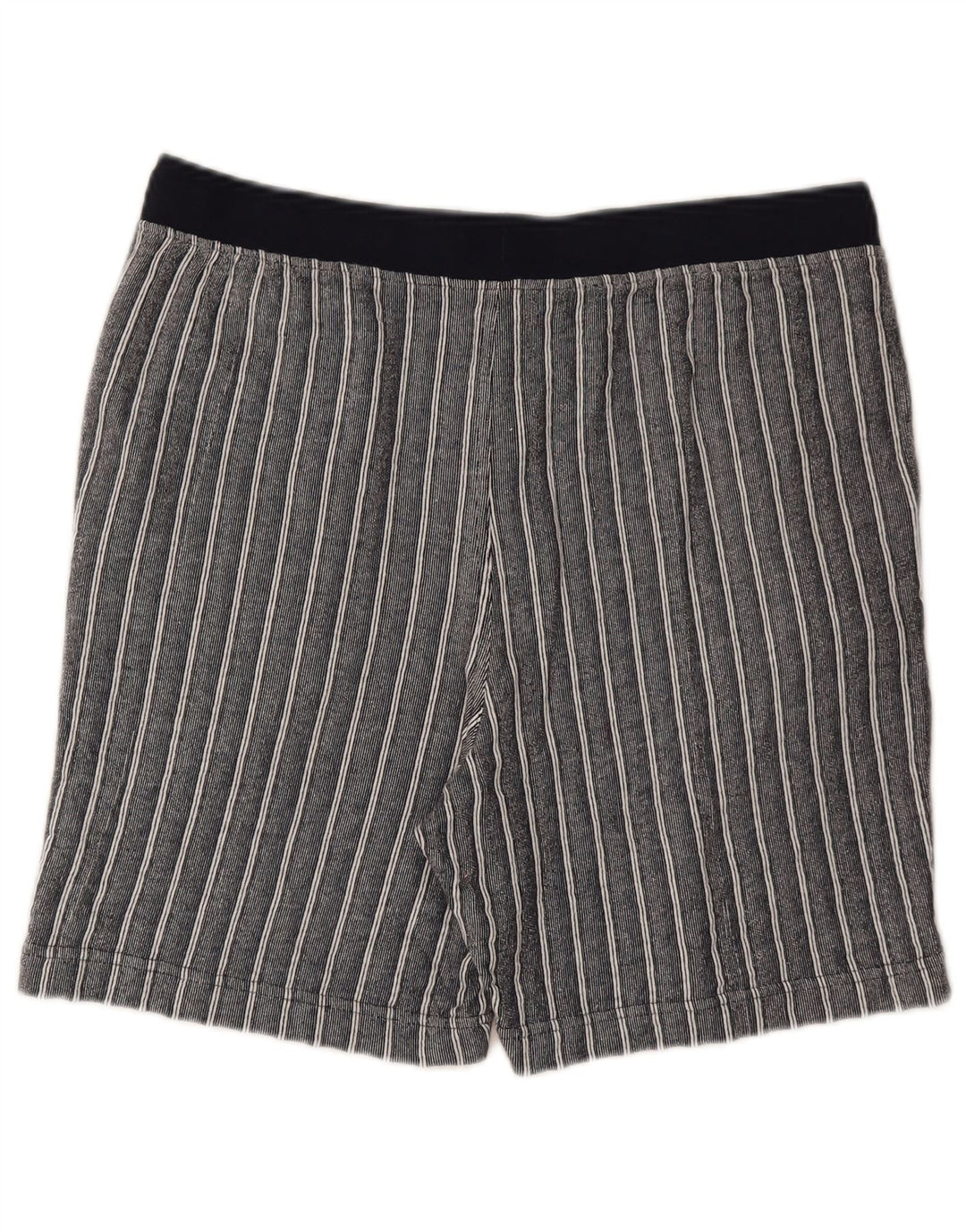 Marks & Spencer Herren-Freizeitshorts, groß, marineblau, gestreift, Baumwolle