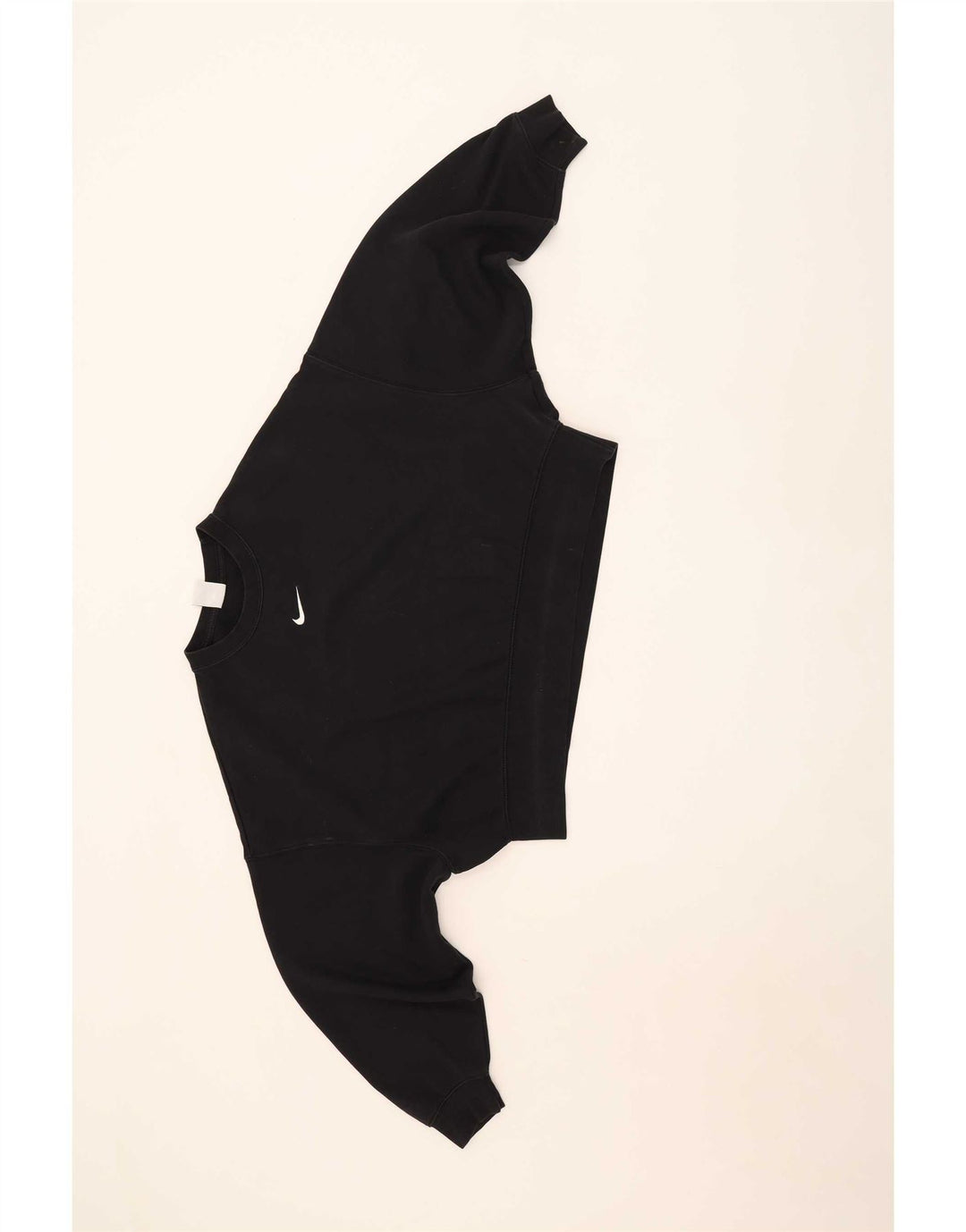 Nike Damen-Sweatshirt in Übergröße, Größe S, Schwarz, Baumwolle, UK 10