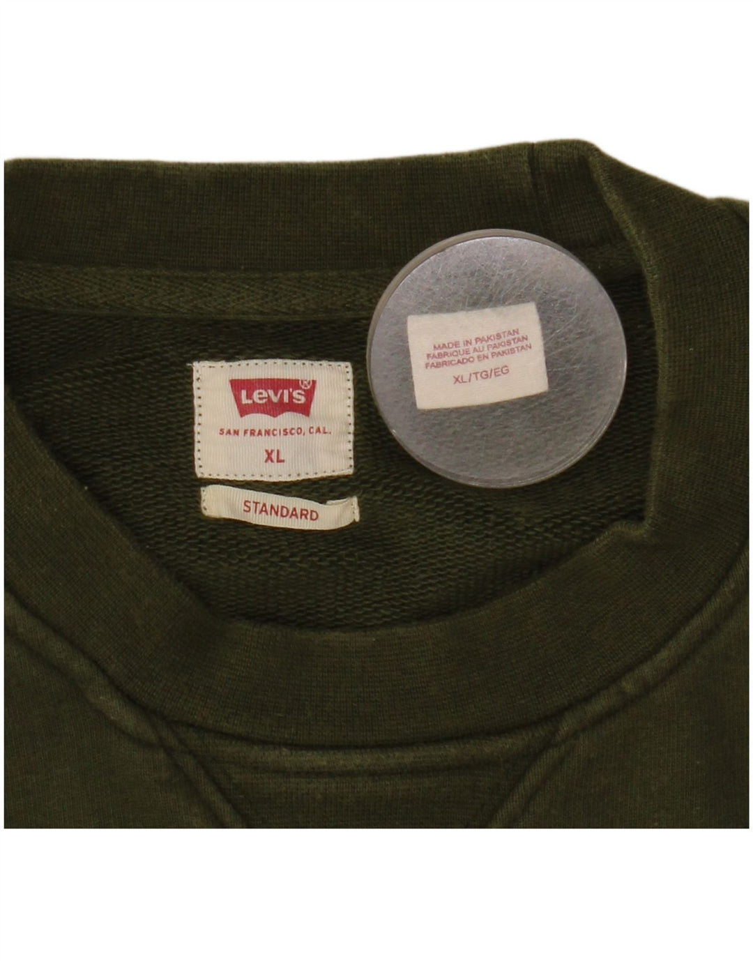 Levi's Herren Standard Sweatshirt Pullover XL Khaki
