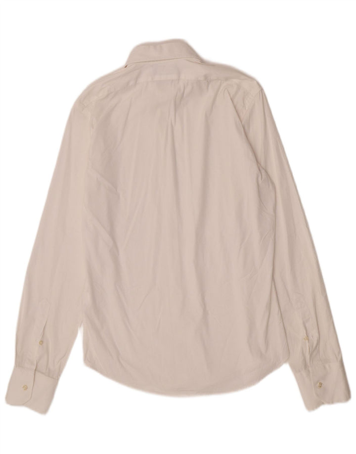 ZARA Herren Super Slim Fit Hemd mittelweiße Baumwolle