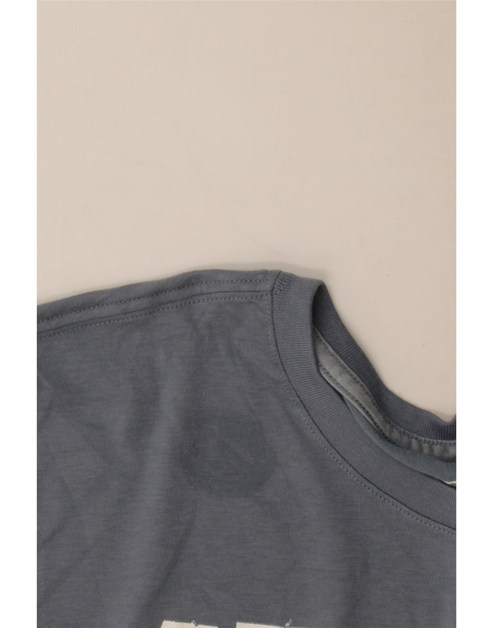 Nike Herren-T-Shirt mit Dri-Fit-Grafik, Größe L, aus blauer Baumwolle