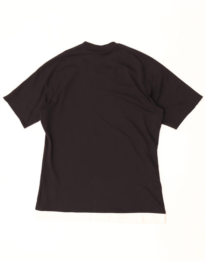 Adidas Herren Climalite T-Shirt Top Medium Schwarz Polyester