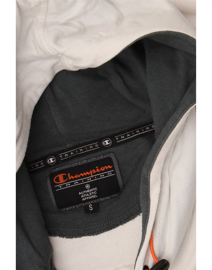 Champion Herren-Kapuzenpullover mit Grafik, Größe S, Weiß