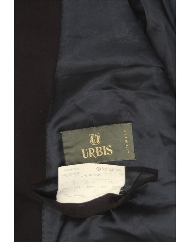 Urbis Herren-Blazer, zweireihig, IT 50, groß, marineblau, Wolle