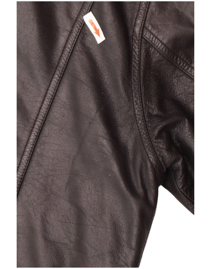 WESTBURY Herren Lederjacke IT 52 XL Schwarzes Leder