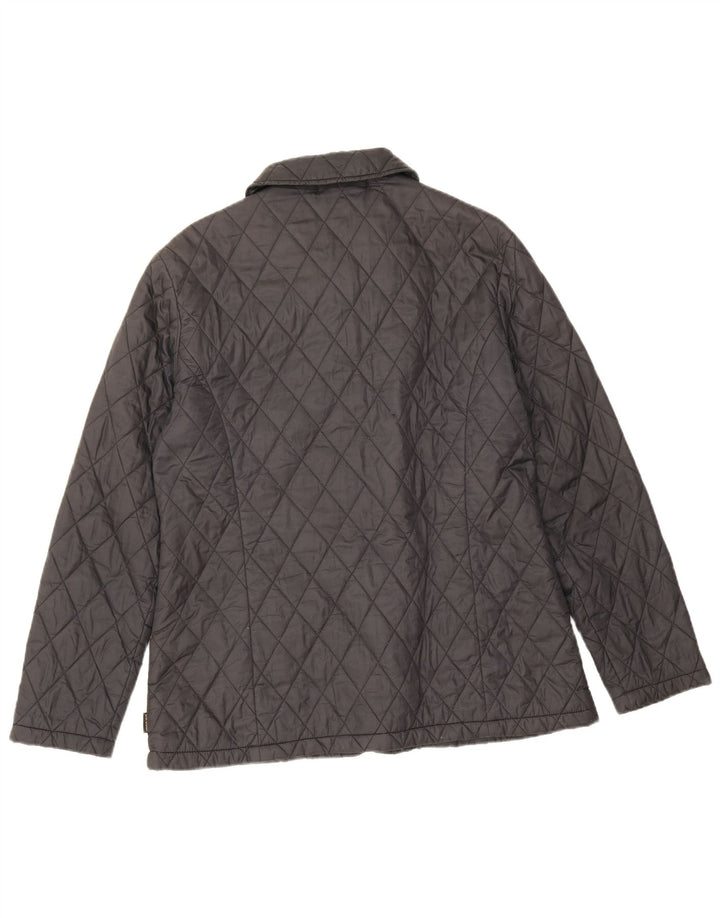 Barbour Damen Steppjacke UK 14 Large Schwarz