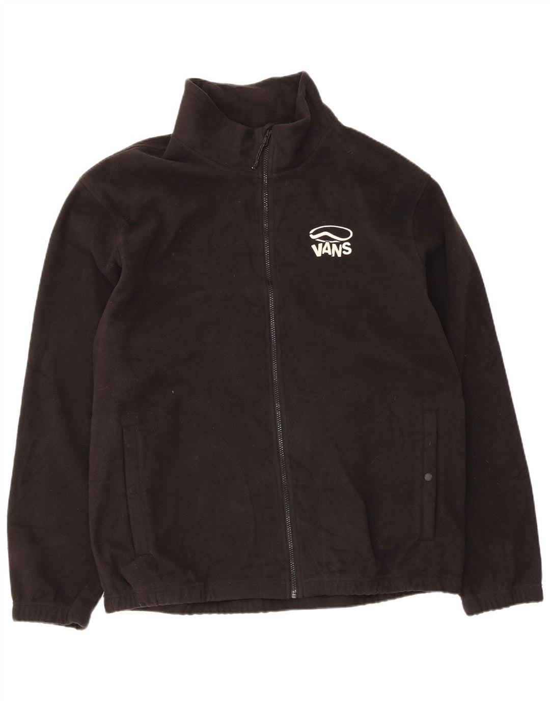 Vans Herren-Fleecejacke mit Grafik, UK 42, XL, Schwarz, Polyester