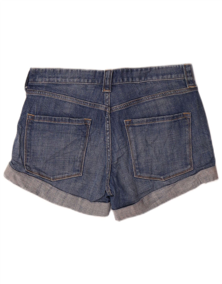 J. CREW Damen Jeansshorts US 4 Small W32 Blaue Baumwolle