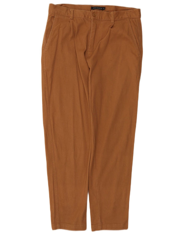 French Connection Gerade Chino-Hose für Herren, W32, L27, braune Baumwolle