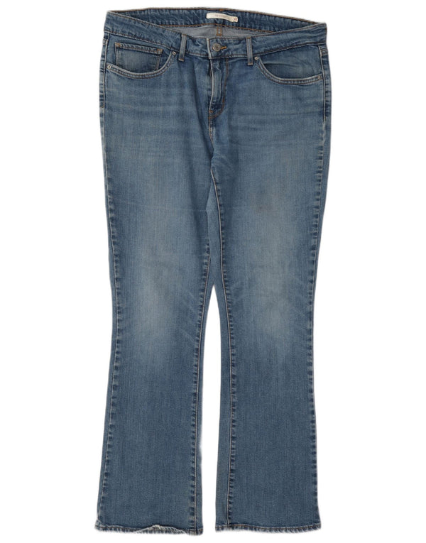 Levi's Damen 715 Bootcut Jeans W32 L30 Blaue Baumwolle