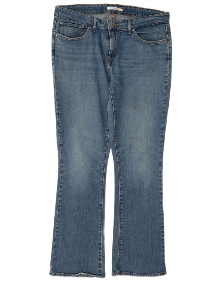 Levi's Damen 715 Bootcut Jeans W32 L30 Blaue Baumwolle