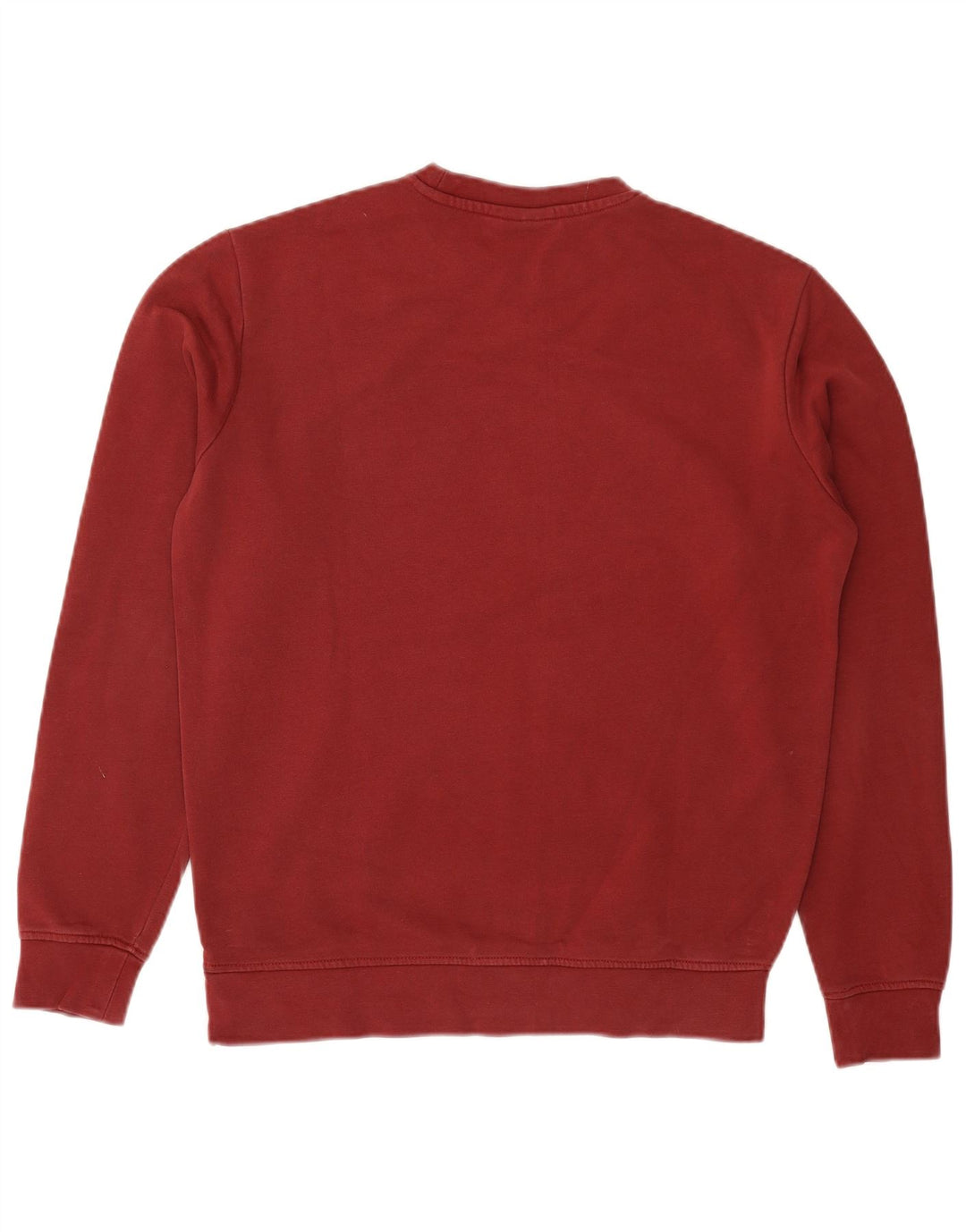 ELLESSE Mens Graphic Sweatshirt Jumper Small Burgundy Cotton