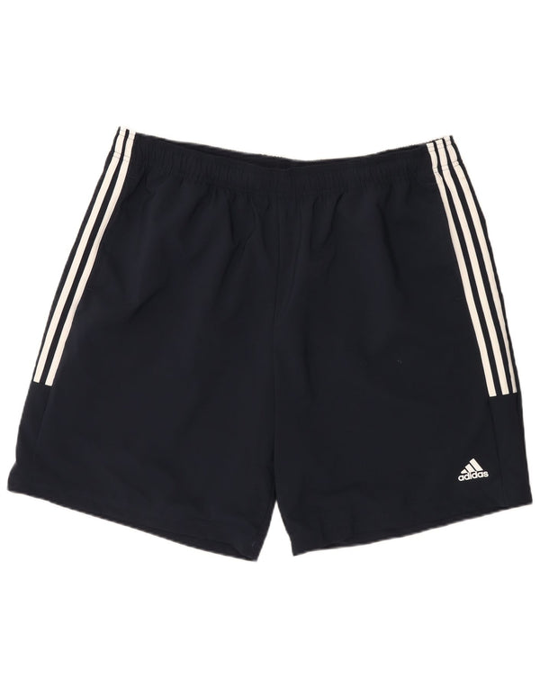 Adidas Herren Sportshorts 2XL Marineblau Polyester