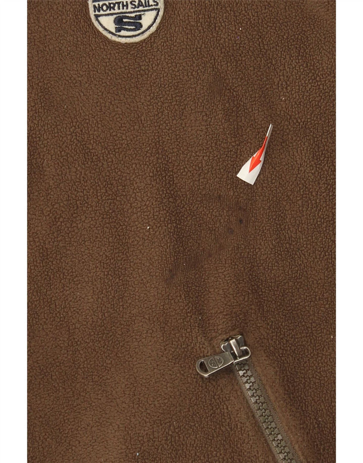 North Sails Herren Fleecejacke UK 38 Medium Khaki Polyester