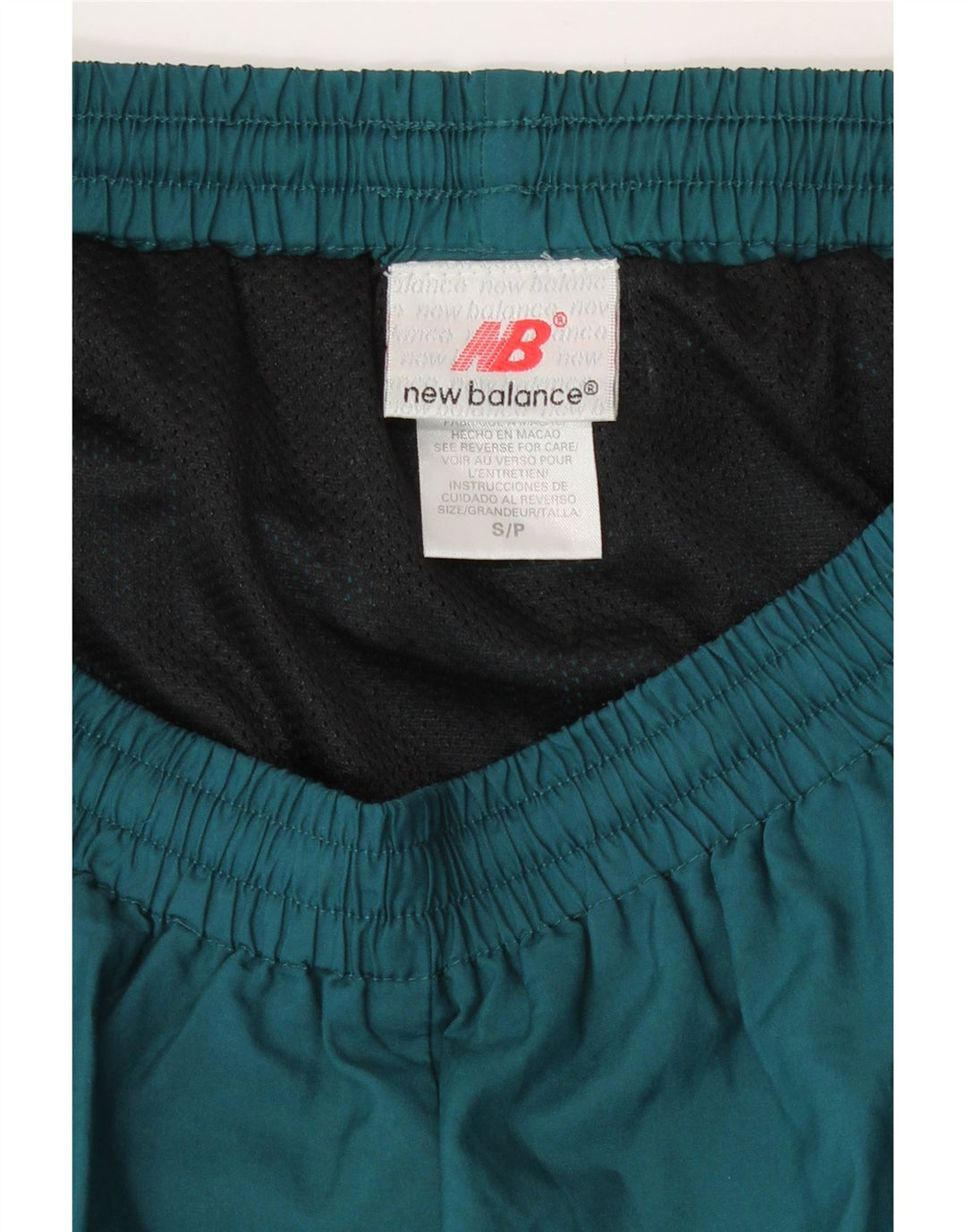 New Balance Damen Sportshorts UK 8 Small Grün Polyester
