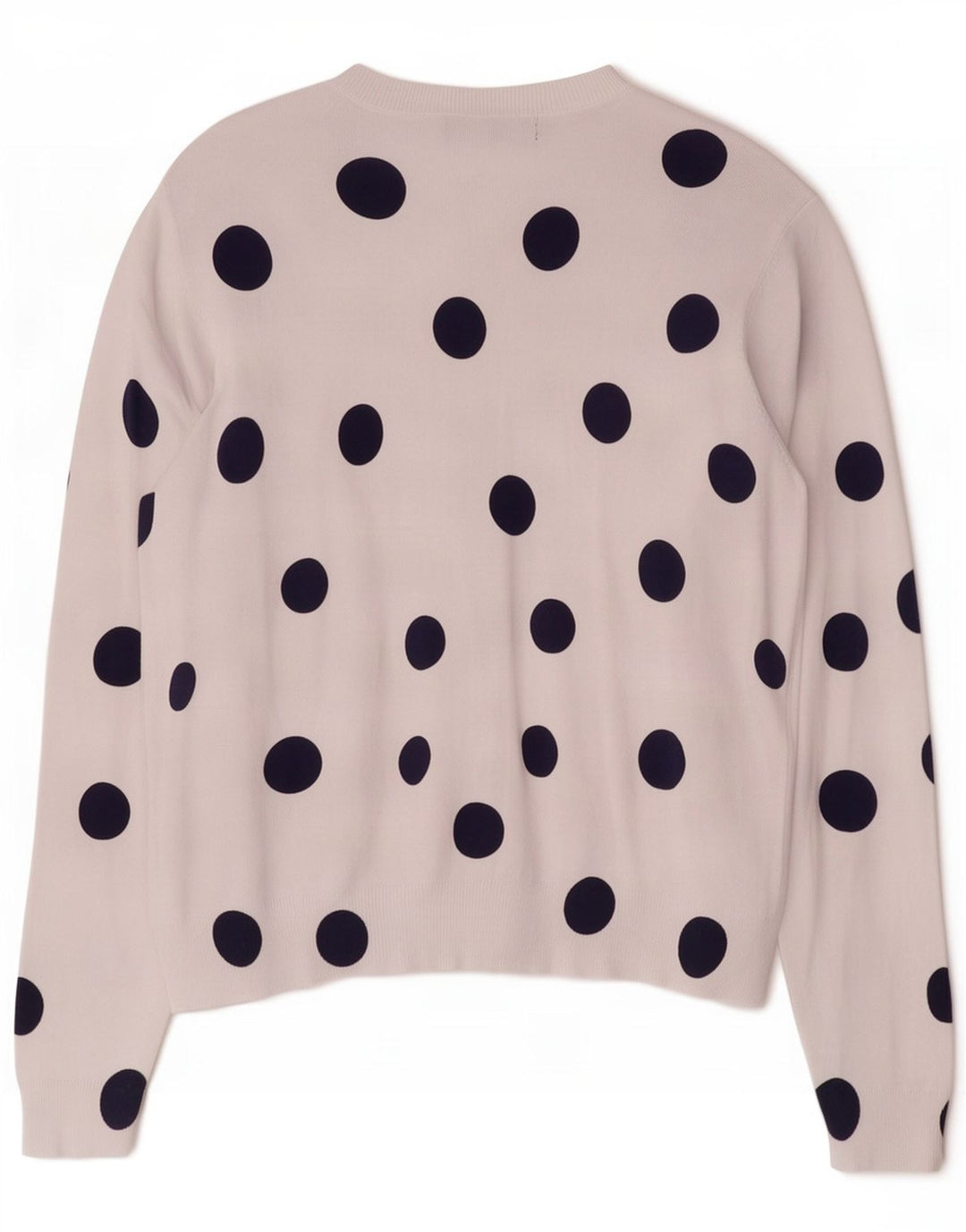 Marks & Spencer Damen Strickjacke Pullover UK 18 XL Weiß Geometrisch