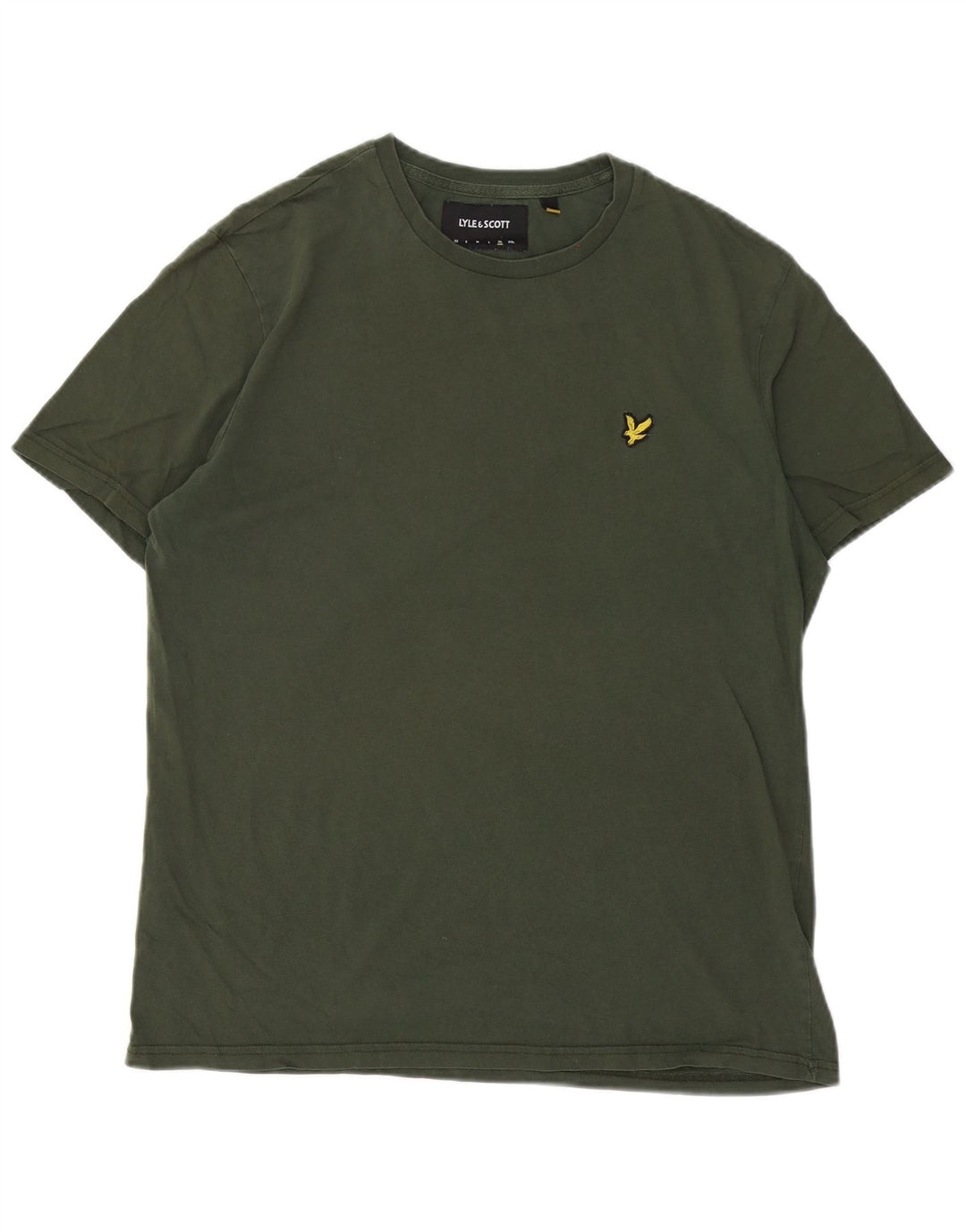 Lyle & Scott Herren T-Shirt Top XL Khaki Baumwolle