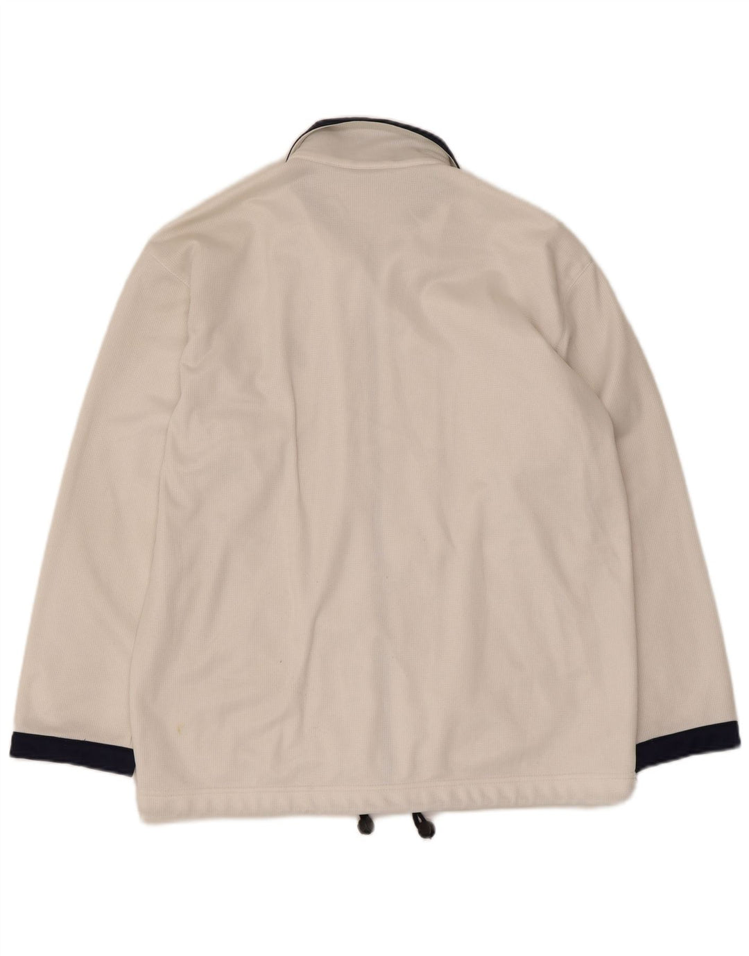 Asics Herren-Trainingsanzug-Oberteil, Jacke, Größe S, Weiß, Farbblock-Polyester, Sport