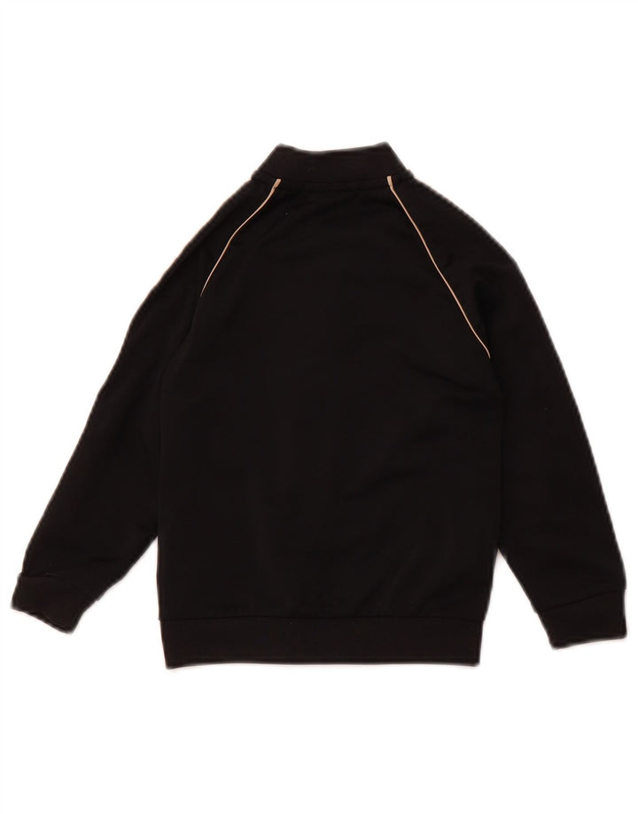 ADIDAS Jungen-Trainingsanzug-Top-Jacke, 2–3 Jahre, schwarzes Polyester