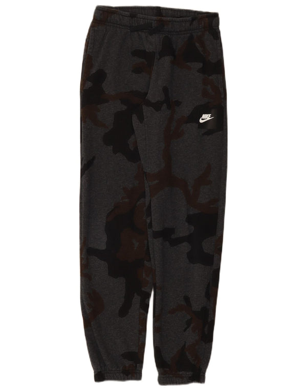 Nike Jungen-Trainingshose, Jogginghose, 12–13 Jahre, Größe L, Grau, Camouflage