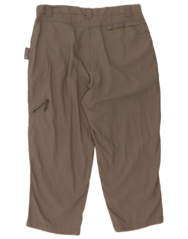 Mountain Warehouse Cargo-Capri-Hose für Damen, UK 14, Größe L, W33, L22, Grau