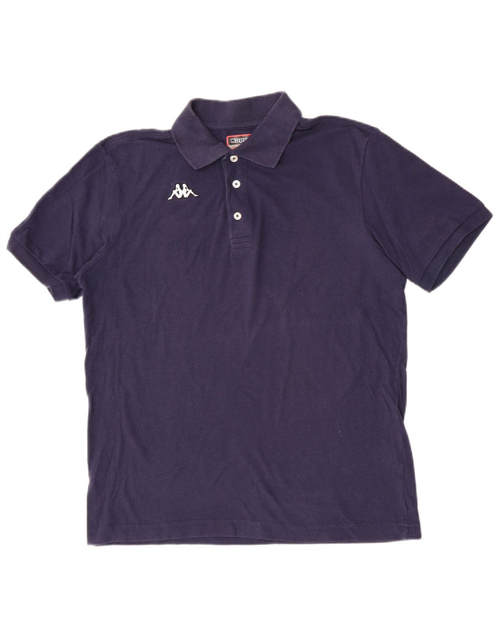 Kappa Herren-Poloshirt, große marineblaue Baumwolle