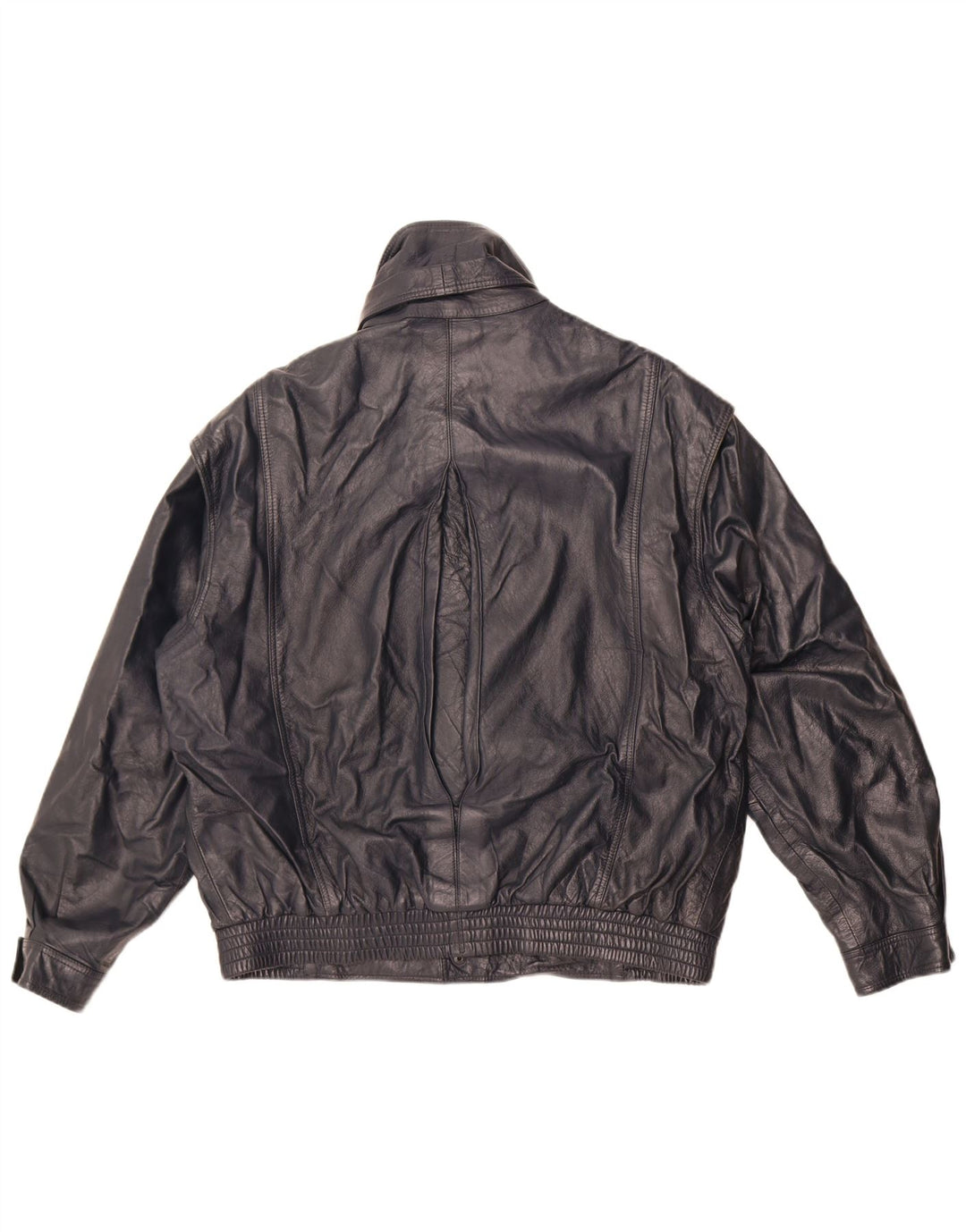 Sterling Herren Lederjacke UK 40 Großes marineblaues Leder