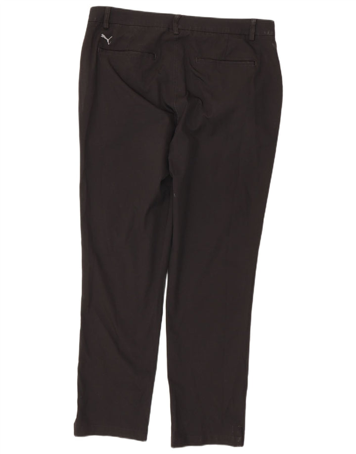 PUMA Herren Slim Chino Hose W36 L32 Schwarz Polyester