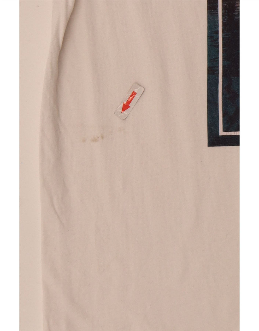 Adidas Herren T-Shirt mit Grafik, groß, aus weißer Baumwolle