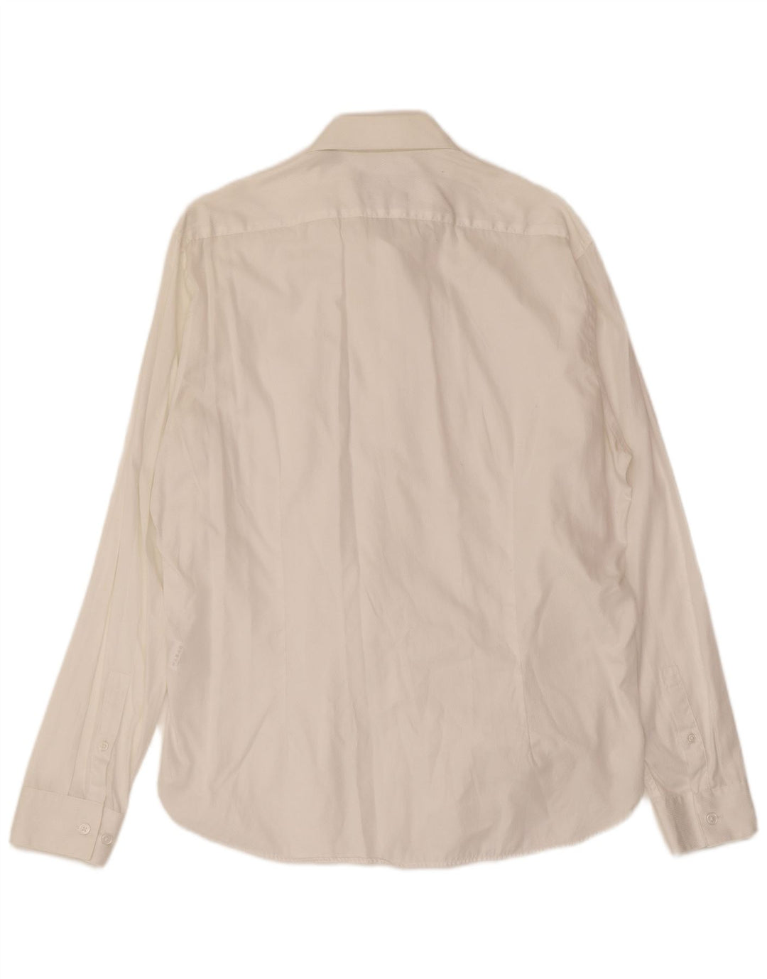 Dkny Herren-Slim-Fit-Hemd aus mittelweißer Baumwolle