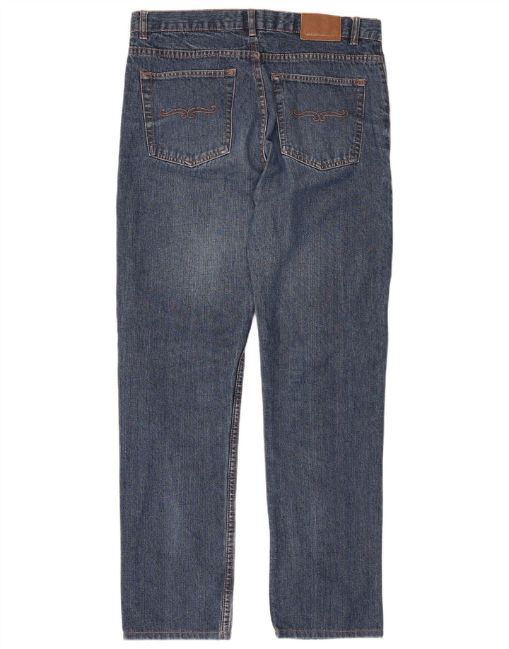 CHARRO Mens Straight Jeans IT 50 Large W34 L32 Blue Cotton