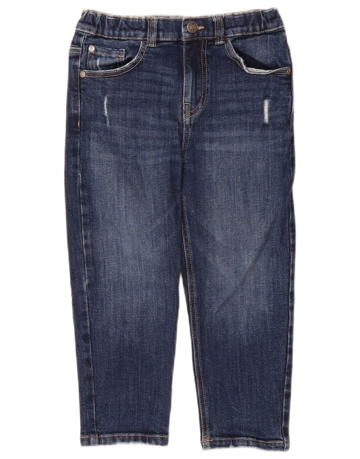 BENETTON Justin Straight Jeans für Jungen, 6–7 Jahre, W22 L17, blaue Baumwolle
