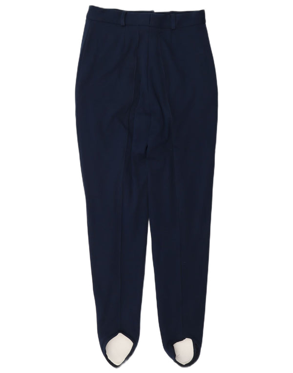 Fila Damen Stirrup Casual Hose IT 44 Medium W28 L30 Marineblau Acryl