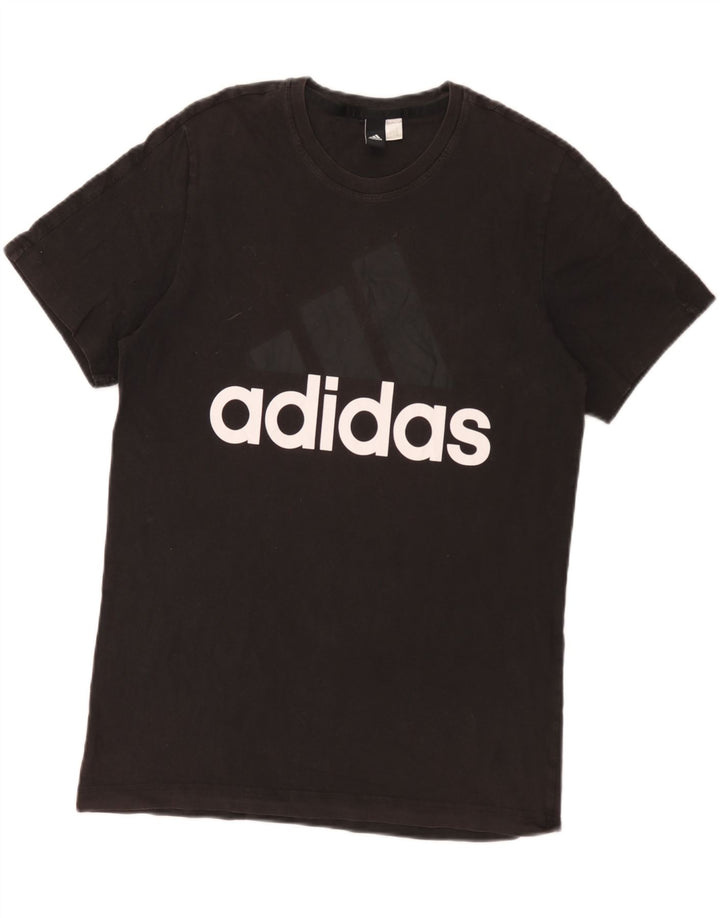 Adidas Herren Graphic T-Shirt Top Medium Schwarz