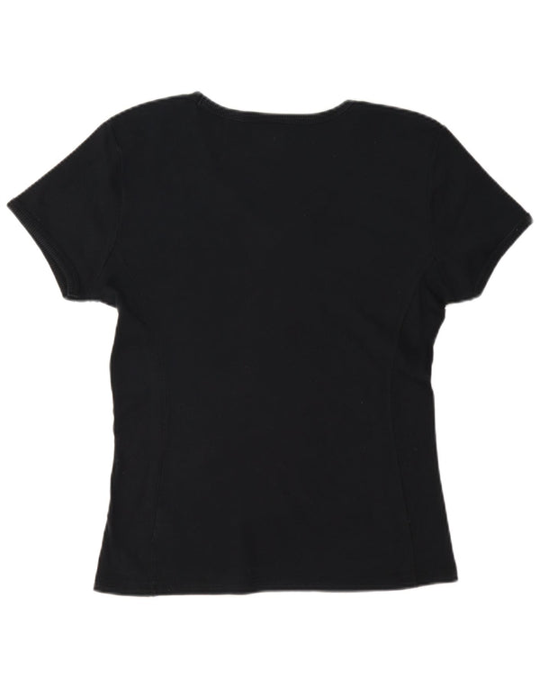 Champion Damen Heritage Classics T-Shirt Top UK 18 XL Marineblau Baumwolle