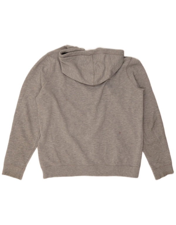Tommy Hilfiger Herren-Kapuzenpullover mit Reißverschluss, groß, grau meliert