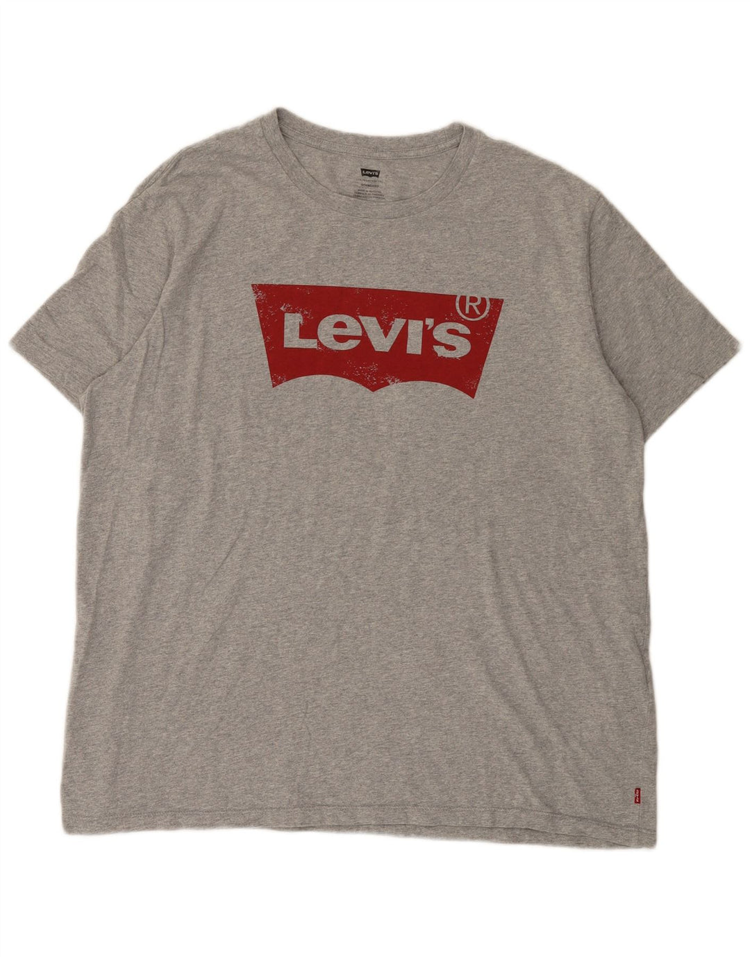 Levi's Herren Standard Graphic T-Shirt Top XL Grau Baumwolle