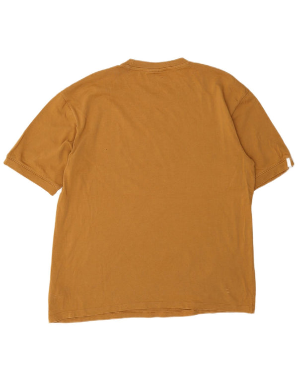 Adidas Damen Übergroßes Grafik-T-Shirt-Oberteil UK 8 Small Braun Baumwolle