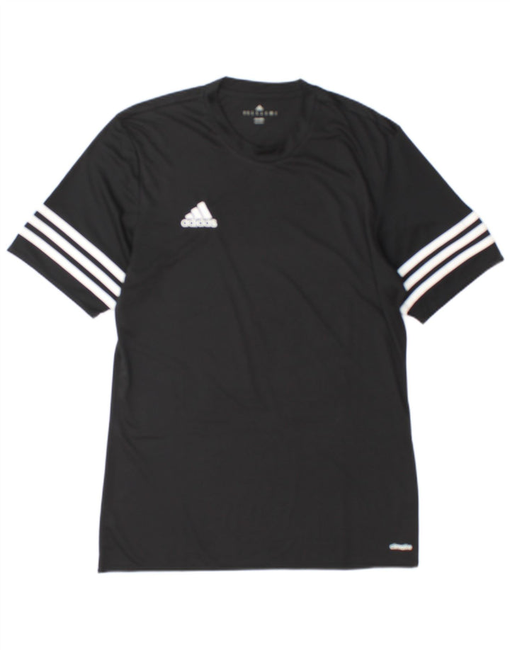 Adidas Herren Climalite T-Shirt Top Medium Schwarz