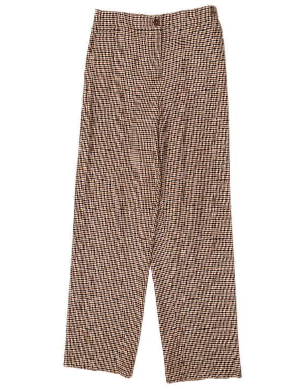 Massimo Dutti Damen Chinohose EU 42 Large W32 L32 Brauner Hahnentritt