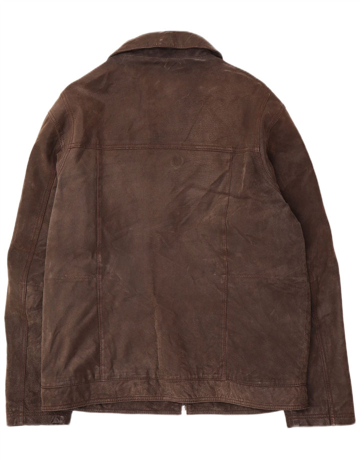 Canda Herren Lederjacke UK 42 XL Braunes Leder