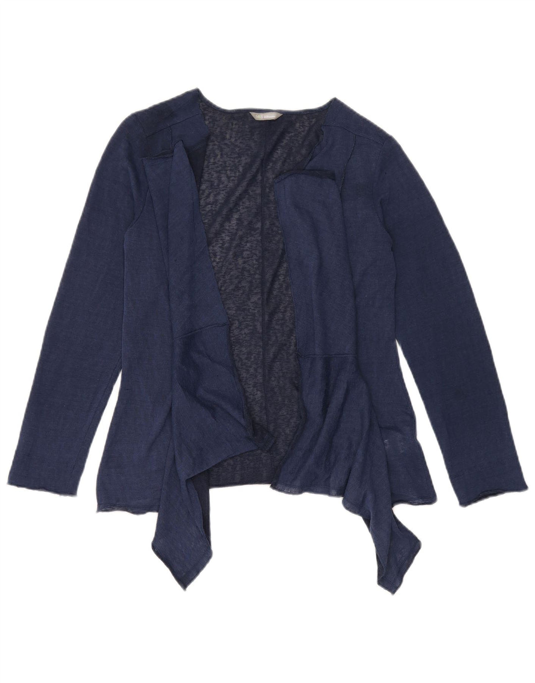 Marks & Spencer Damen-Cardigan-Pullover UK 10 Small Marineblau Polyester