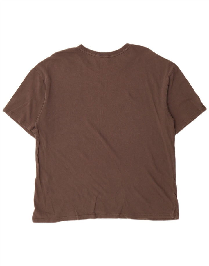 Hurley Herren T-Shirt mit Grafik, Größe L, Braun